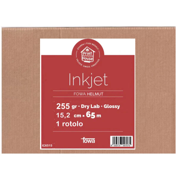 Fowa Helmut Carta Dry Lab 15,2cm x 65m 255gr. Glossy IC6515 Fowa Helmut Carta Dry Lab 15,2cm x 65m 255gr. Glossy IC6515